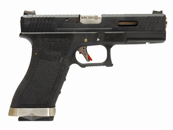 WE GBB Gas Pistol R17 Gen4 T5 Custom - Black WE GBB Gas Pistol R17 Gen4 T5 Custom - Black