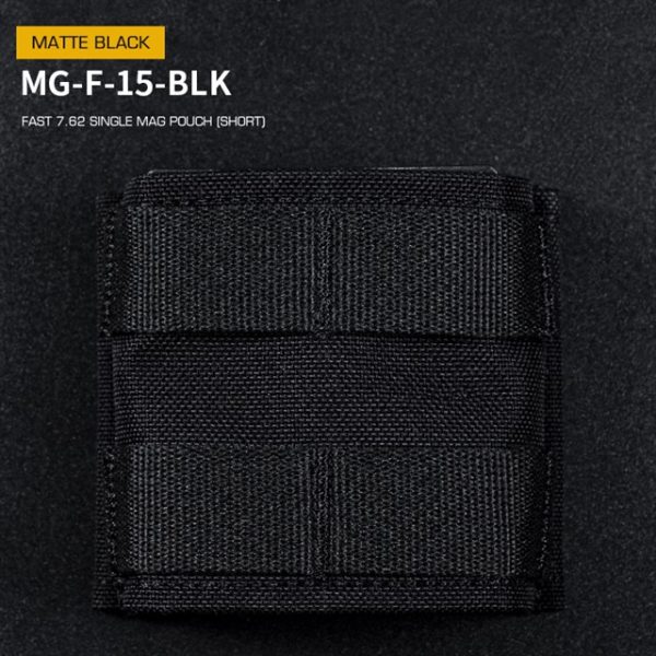WST FAST Type 7.62 (DMR) Magazine MOLLE Pouch – Black WST FAST Type 7.62 (DMR) Magazine MOLLE Pouch – Black
