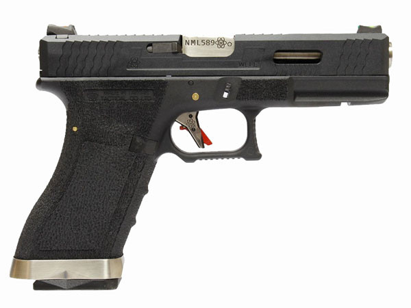 WE GBB Gas Pistol R18C Gen4 T5 Custom - Black