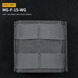WST FAST Type 7.62 (DMR) Magazine MOLLE Pouch – Grey WST FAST Type 7.62 (DMR) Magazine MOLLE Pouch – Grey