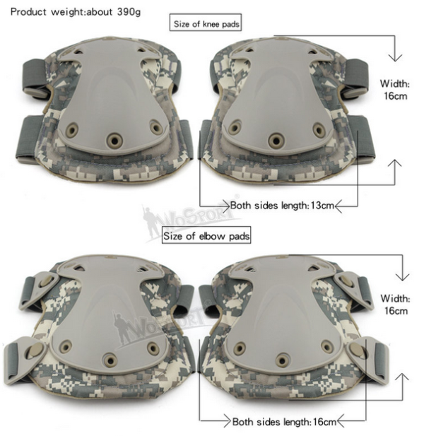 WST KING KONG QD Protective Pads Gear Set – Coyote WST KING KONG QD Protective Pads Gear Set – Coyote