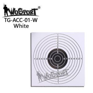 WST Set of 100 Pcs Training Target Sheets 140 × 140 mm – White WST Set of 100 Pcs Training Target Sheets 140 × 140 mm – White