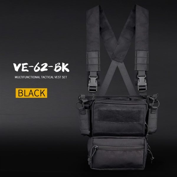 WST D3TMVS Tactical Chest Rig – Black WST D3TMVS Tactical Chest Rig – Black