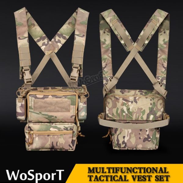 WST D3TMVS Tactical Chest Rig – Grey WST D3TMVS Tactical Chest Rig – Grey