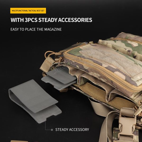 WST D3TMVS Tactical Chest Rig – Grey WST D3TMVS Tactical Chest Rig – Grey