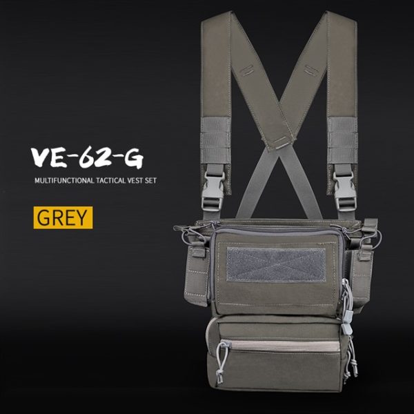 WST D3TMVS Tactical Chest Rig – Grey WST D3TMVS Tactical Chest Rig – Grey