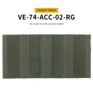 WST MK4 Chest Rig 9mm / SMG Magazine Insert – Ranger Green