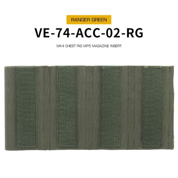 WST MK4 Chest Rig 9mm / SMG Magazine Insert – Ranger Green