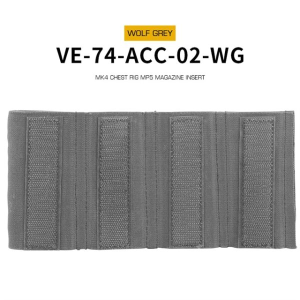 WST MK4 Chest Rig 9mm / SMG Magazine Insert – Grey