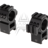 Tri-Side Rail 25.4mm / 30mm Mount Rings - Black