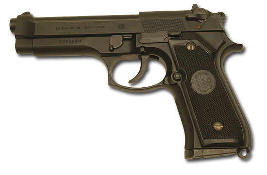 TM GBB gas pistol Model M92F - Black (no markings)