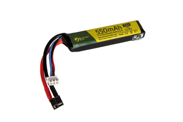 LiPo 7,4V 550mAh 20C Battery for AEP with MOSFET LiPo 7,4V 550mAh 20C Battery for AEP with MOSFET