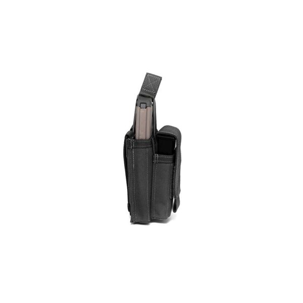 WAS Combined Pouch for Pistol and AR15 / M4 Magazine - Black