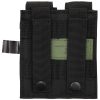 Pouch MOLLE Double the gun. stocks. - BLACK