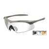 Goggles VAPOR Smoke Grey + Clear + Light Rust/Matte Tan