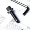 Steel Spring Guide w/Bearing, Scorpion EVO 3 - A1 Steel Spring Guide w/Bearing, Scorpion EVO 3 - A1