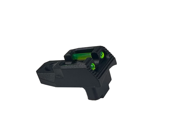 AA MIM Fiber-Optic Metal Rear Sight for AAP-01 - Black