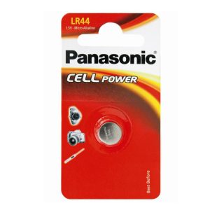 Panasonic LR44 Cell Power Micro Alkaline Battery, 1.5V - 1 Piece Panasonic LR44 Cell Power Micro Alkaline Battery, 1.5V - 1 Piece