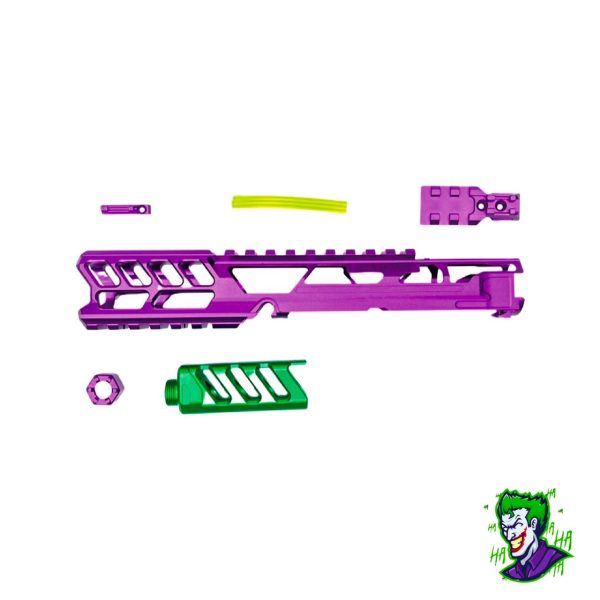 CTM FUKU-2 CNC Upper Set V2 for AAP-01, CUTOUT (Long) - Violet / Green CTM FUKU-2 CNC Upper Set V2 for AAP-01, CUTOUT (Long) - Violet / Green