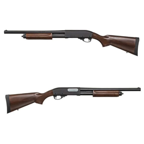 TM Gas GNB Shotgun M870 Tactical, 3/6 Shots - Black/Imitation Wood