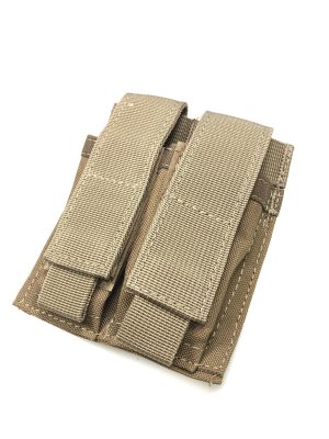 Molle Double 9mm Magazine Pouch - Coyote Molle Double 9mm Magazine Pouch - Coyote