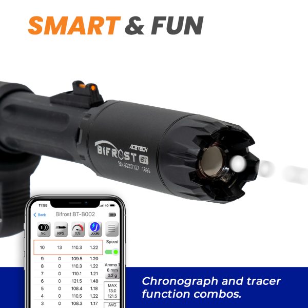 AceTech BIFROST BT (Bluetooth Chrono) Tracer Unit - Black AceTech BIFROST BT (Bluetooth Chrono) Tracer Unit - Black