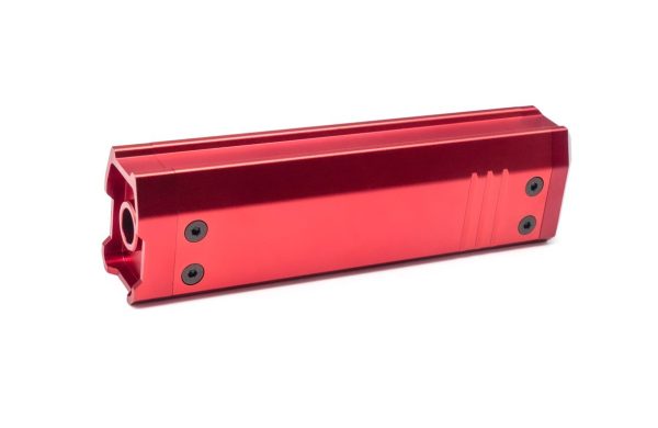 AA CNC Barrel Extension Silencer AAP01 / AAP-01C (130 mm) - Red AA CNC Barrel Extension Silencer AAP01 / AAP-01C (130 mm) - Red