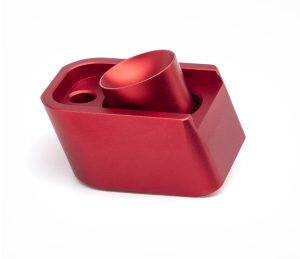 AA CNC Aluminum Enlarged CO2 Magazine Base Plate AAP-01 - Red AA CNC Aluminum Enlarged CO2 Magazine Base Plate AAP-01 - Red