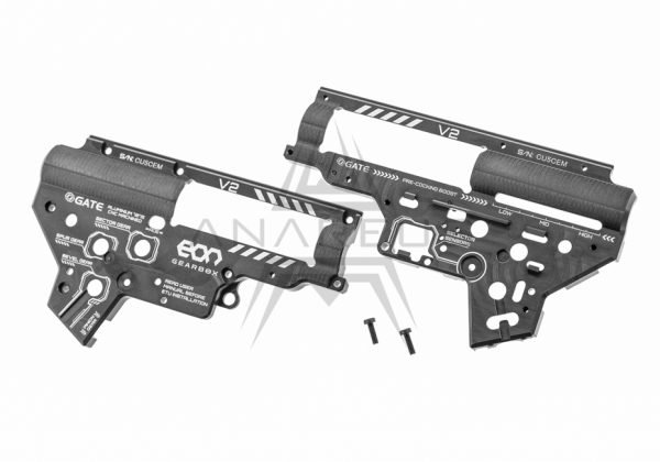 GATE CNC Aluminium Gearbox EON V2 ( 8 mm) - Gray GATE CNC Aluminium Gearbox EON V2 ( 8 mm) - Gray
