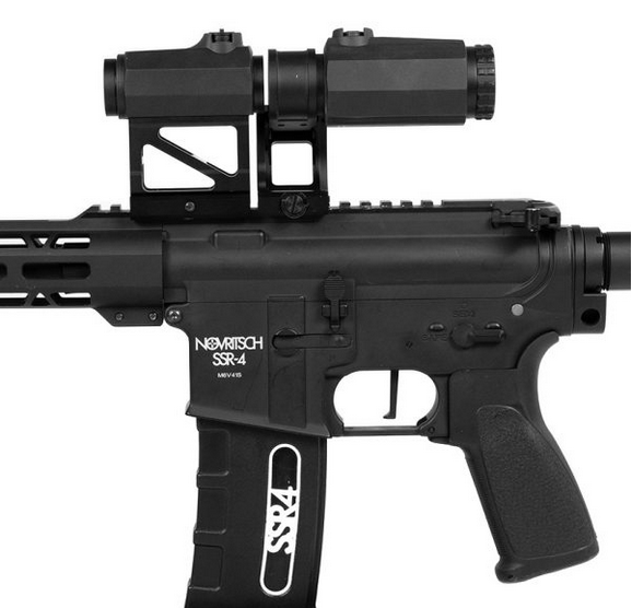 Novritsch High Riser Mount for Red Dot V3 / MAVERICK - Black Novritsch High Riser Mount for Red Dot V3 / MAVERICK - Black
