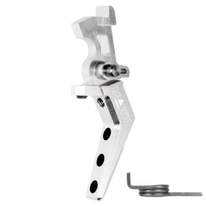 CNC Aluminum Advanced Speed Trigger (Style A) (Silver) for M16 AEG Series
