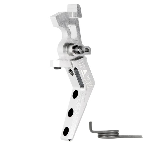 CNC Aluminum Advanced Speed Trigger (Style A) (Silver) for M16 AEG Series