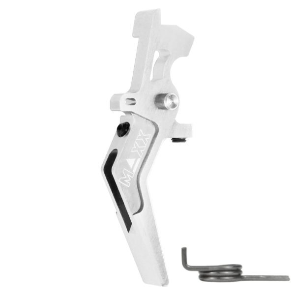 CNC Aluminum Advanced Speed Trigger (Style A) (Silver) for M16 AEG Series