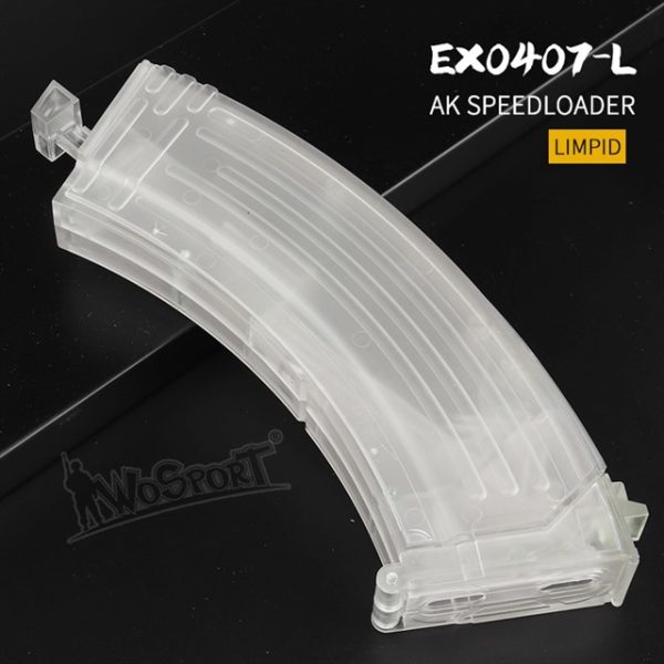 Speedloader type AK, 1000 BBs - Transparent (bright) Speedloader type AK, 1000 BBs - Transparent (bright)