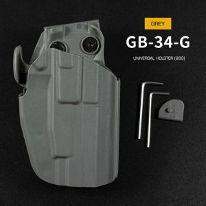 WST GB-34 Universal Holster for Compact Pistols, Right Hand - Grey