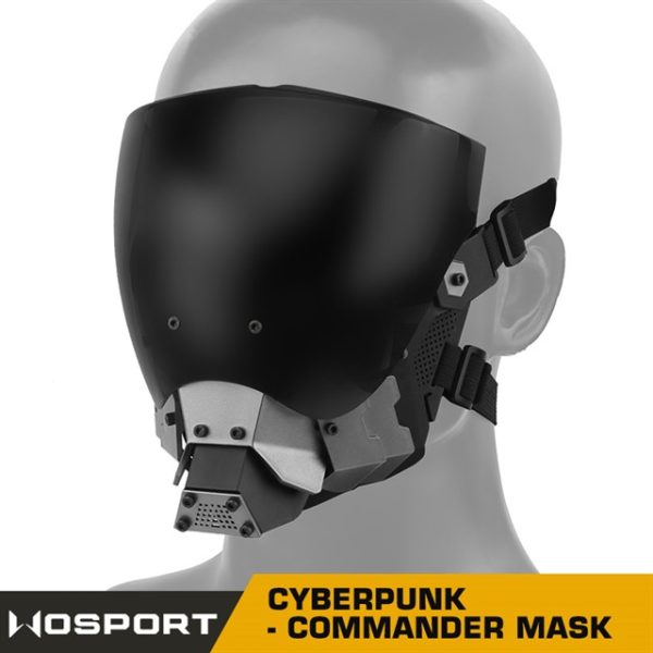 WST CYBERPUNK COMMANDER Protective Mask – Black WST CYBERPUNK COMMANDER Protective Mask – Black