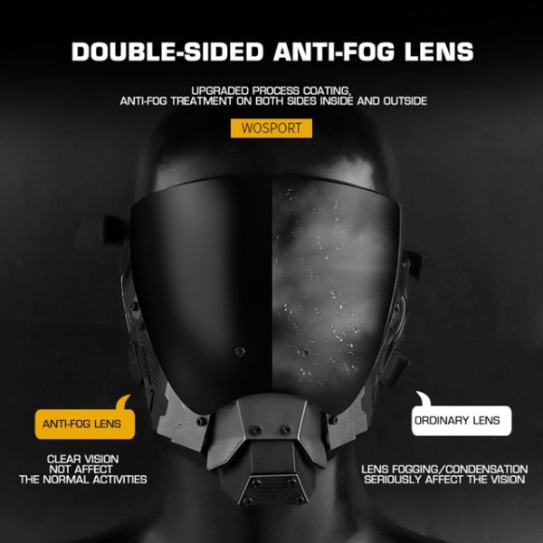 WST CYBERPUNK COMMANDER Protective Mask – Black WST CYBERPUNK COMMANDER Protective Mask – Black