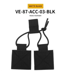 WST VELCRO Fastener with Pull Tab – Black
