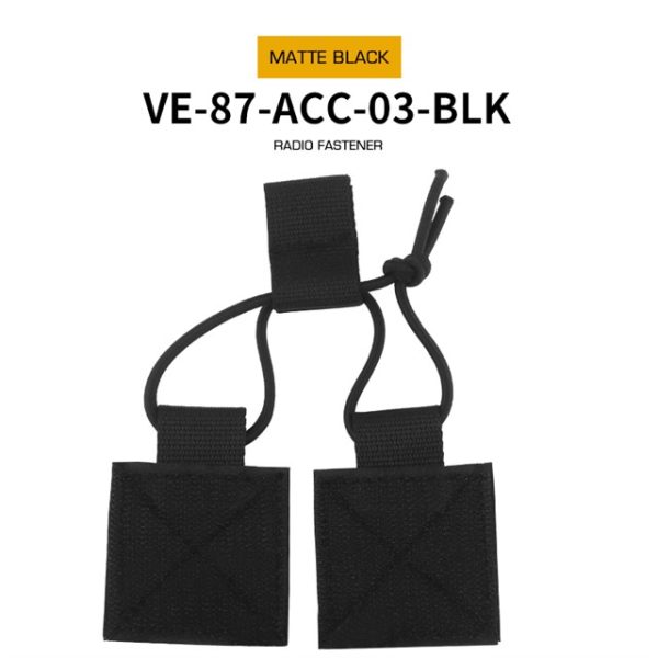WST VELCRO Fastener with Pull Tab – Black