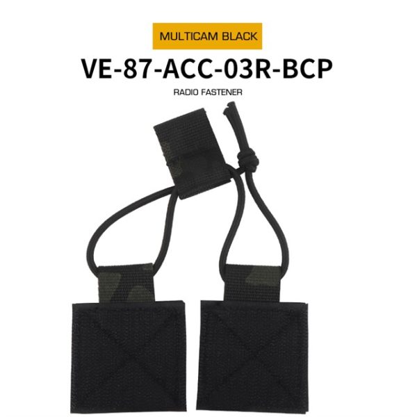 WST VELCRO Fastener with Pull Tab – MC Black WST VELCRO Fastener with Pull Tab – MC Black
