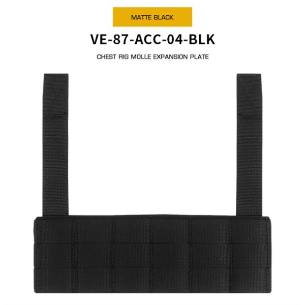 WST Chest Rig MOLLE Expansion Panel – Black WST Chest Rig MOLLE Expansion Panel – Black