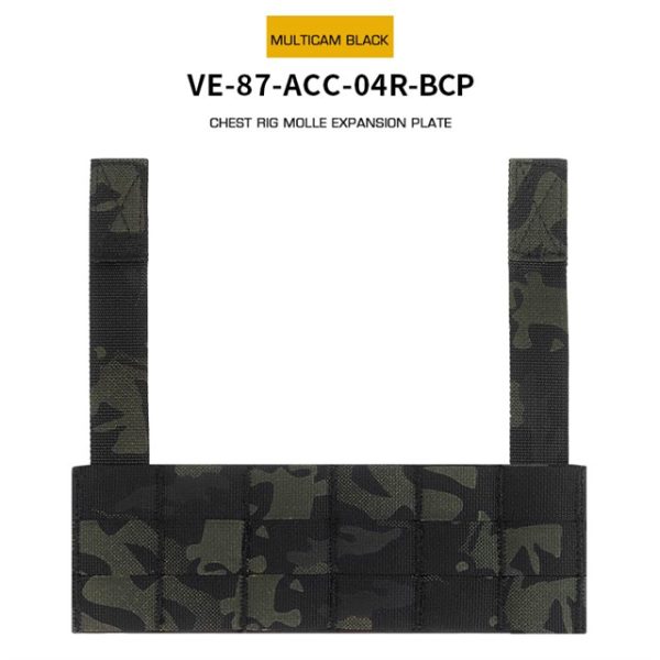 WST Chest Rig MOLLE Expansion Panel – MC Black WST Chest Rig MOLLE Expansion Panel – MC Black
