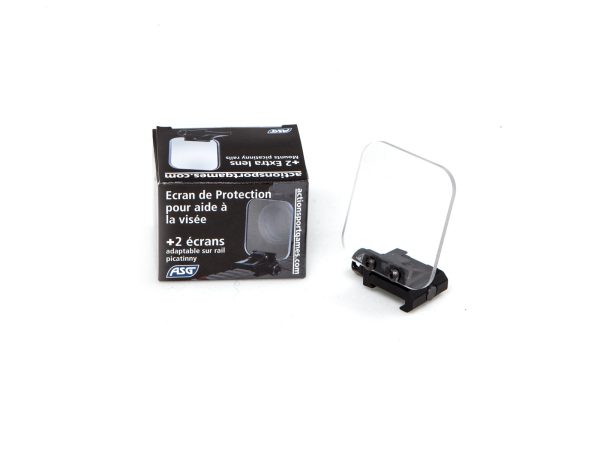 ASG Folding Protective Lens on RIS Rail - Black