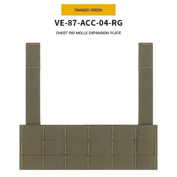 WST Chest Rig MOLLE Expansion Panel – Ranger Green