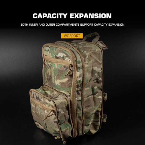WST MOLLE Tactical FLAT Backpack 2.0 – Coyote