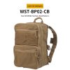 WST MOLLE Tactical FLAT Backpack 2.0 – Coyote