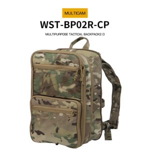 WST MOLLE Tactical FLAT Backpack 2.0 – MC