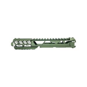 CTM FUKU-2 CNC Upper Set V2 for AAP-01, CUTOUT (Long) - Army Green / Silver CTM FUKU-2 CNC Upper Set V2 for AAP-01, CUTOUT (Long) - Army Green / Silver