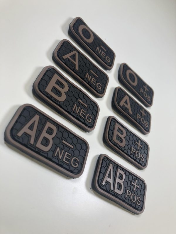 Blood patch B POS - TYPE C - black/brown