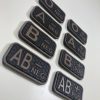 Blood patch AB POS - TYPE C - black/brown